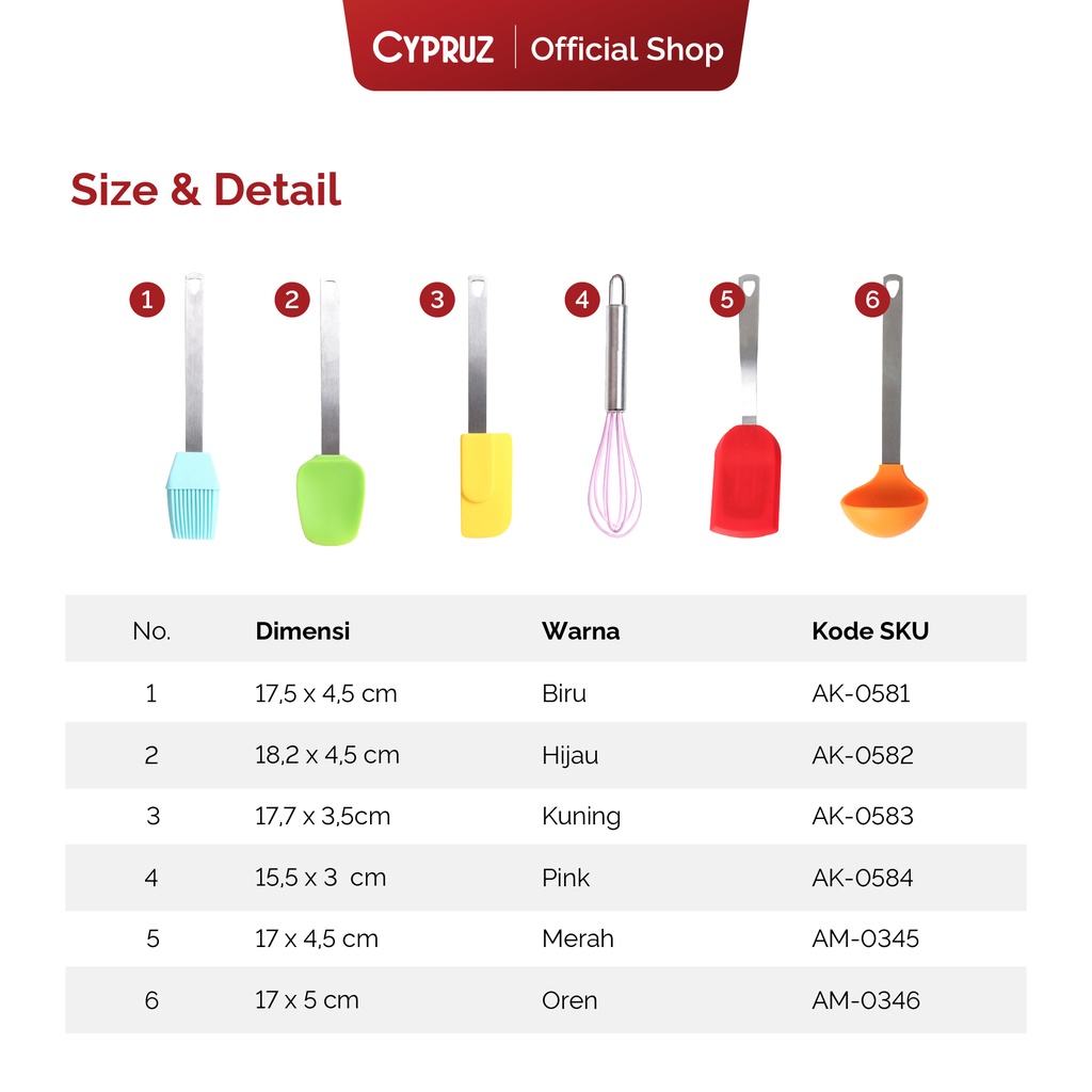 Cypruz Mini Gg.Stls Kepala Silicone: Turner 24/288X1