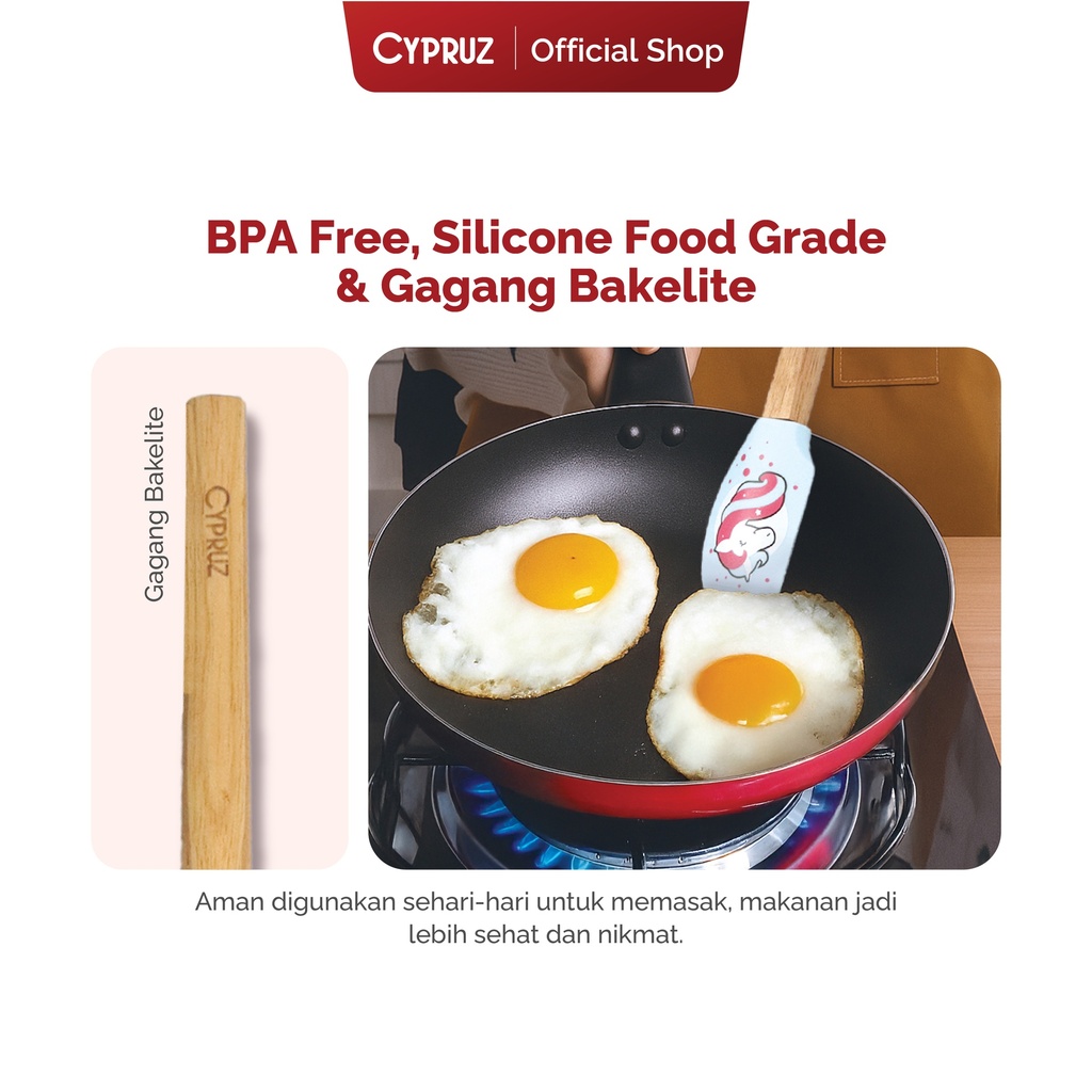 Cypruz Silicone Pattern Series Spatula Silicone