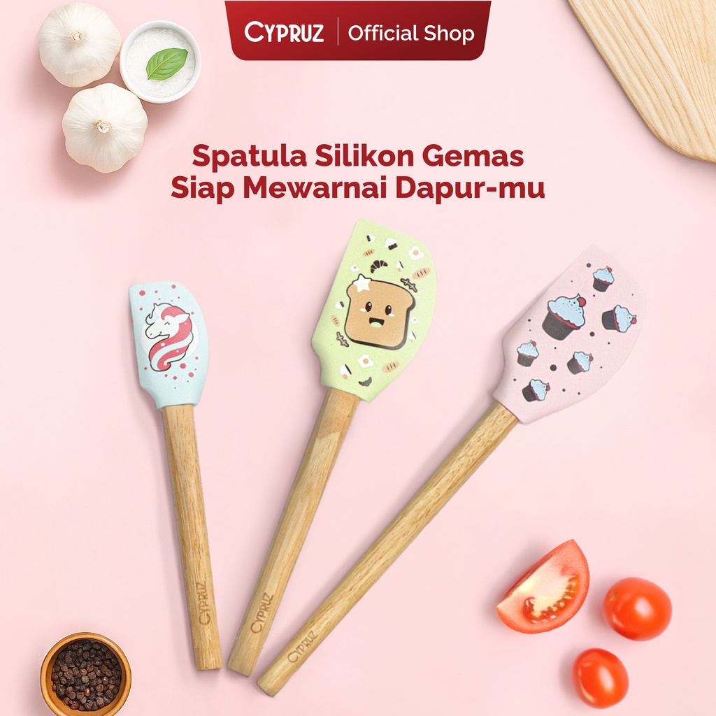 Cypruz Silicone Pattern Series Spatula Silicone