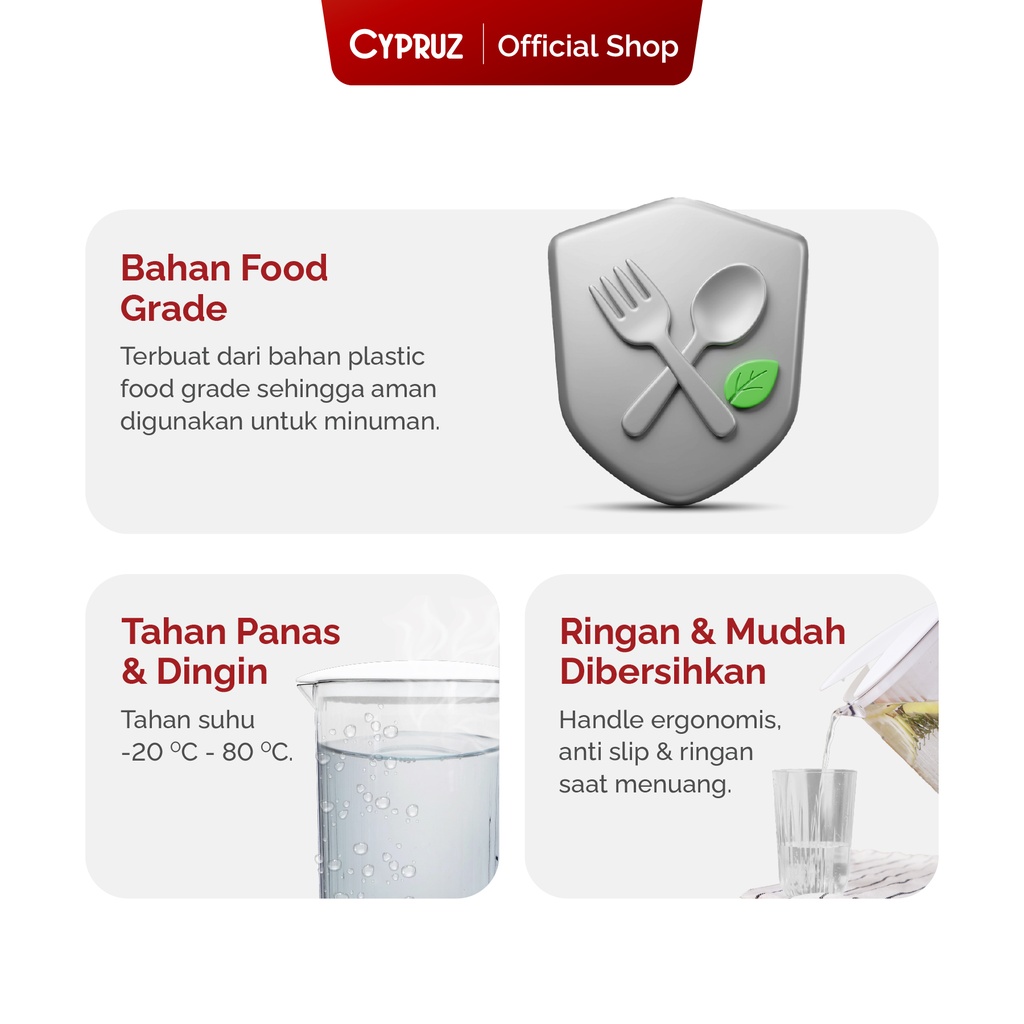 Cypruz Pitcher Set 5in1 48x1