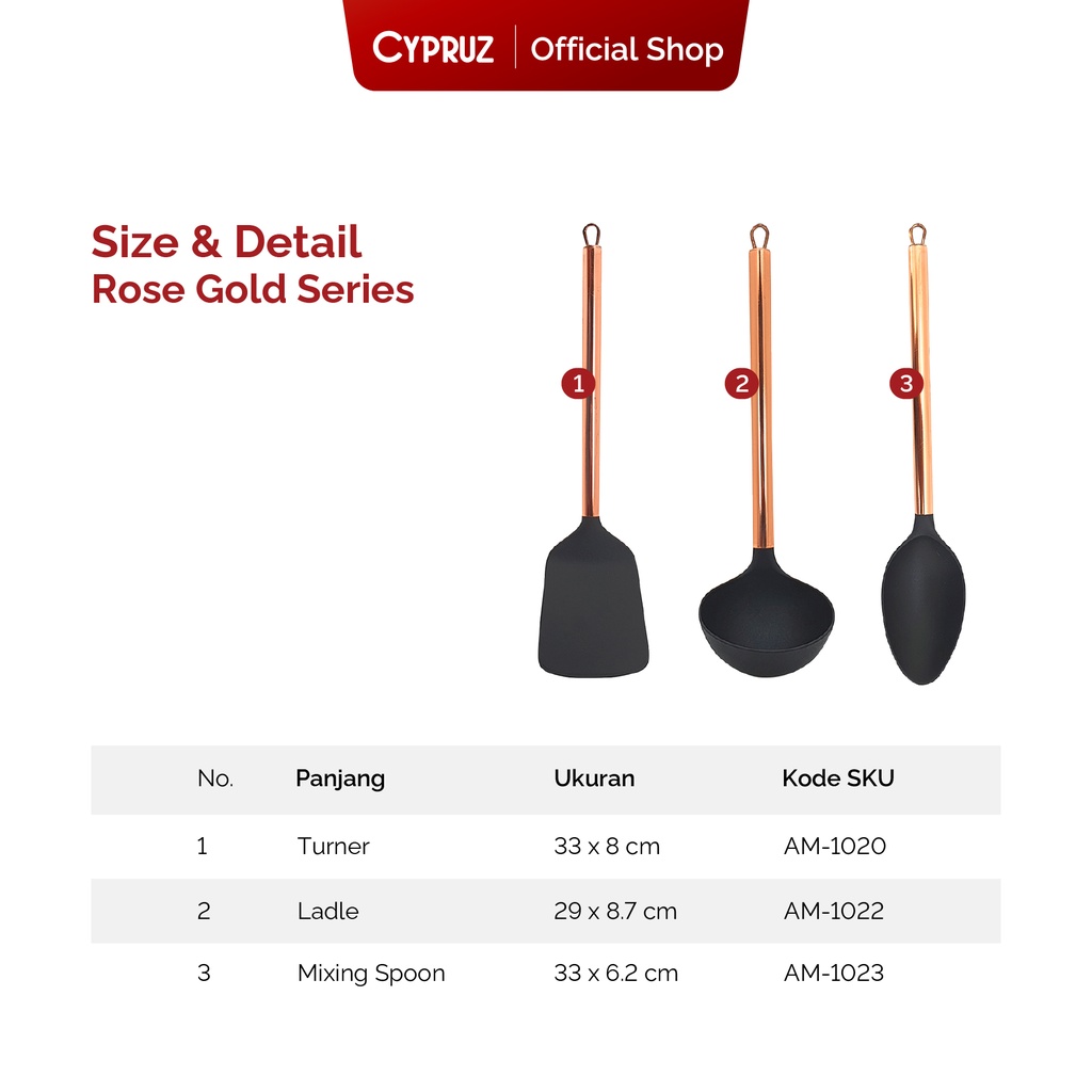 Cypruz Rose Gold Series: Skimmer 12/144X1