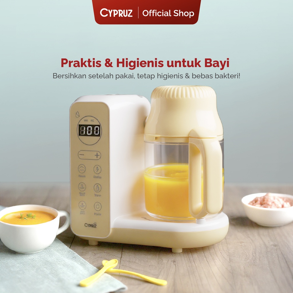 Cypruz Baby Food Processor 4X1