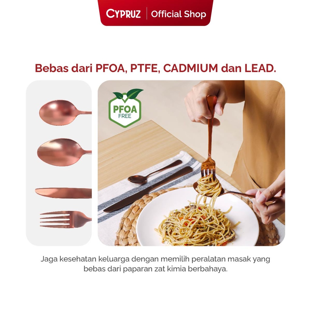 Cypruz Luxury Cutlery Set:24pcs 12X1