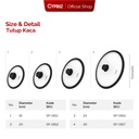 Cypruz Tutup Kaca Silicone