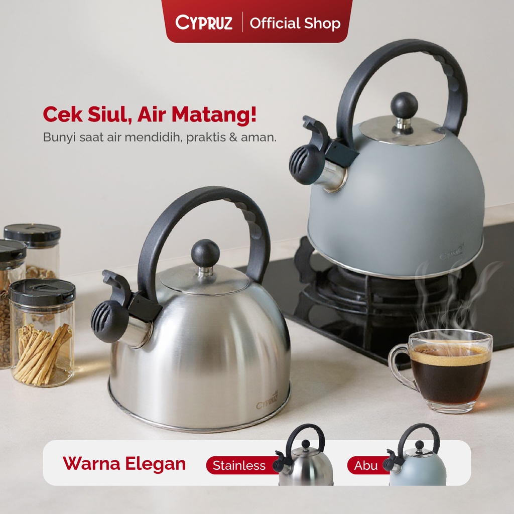 Cypruz Tea Pot Stainless