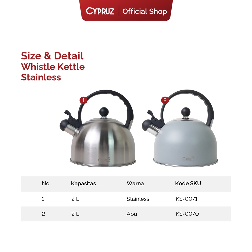 Cypruz Tea Pot Stainless