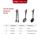 Cypruz Utensil All Black Series: Ladle 32cm 24/144X1