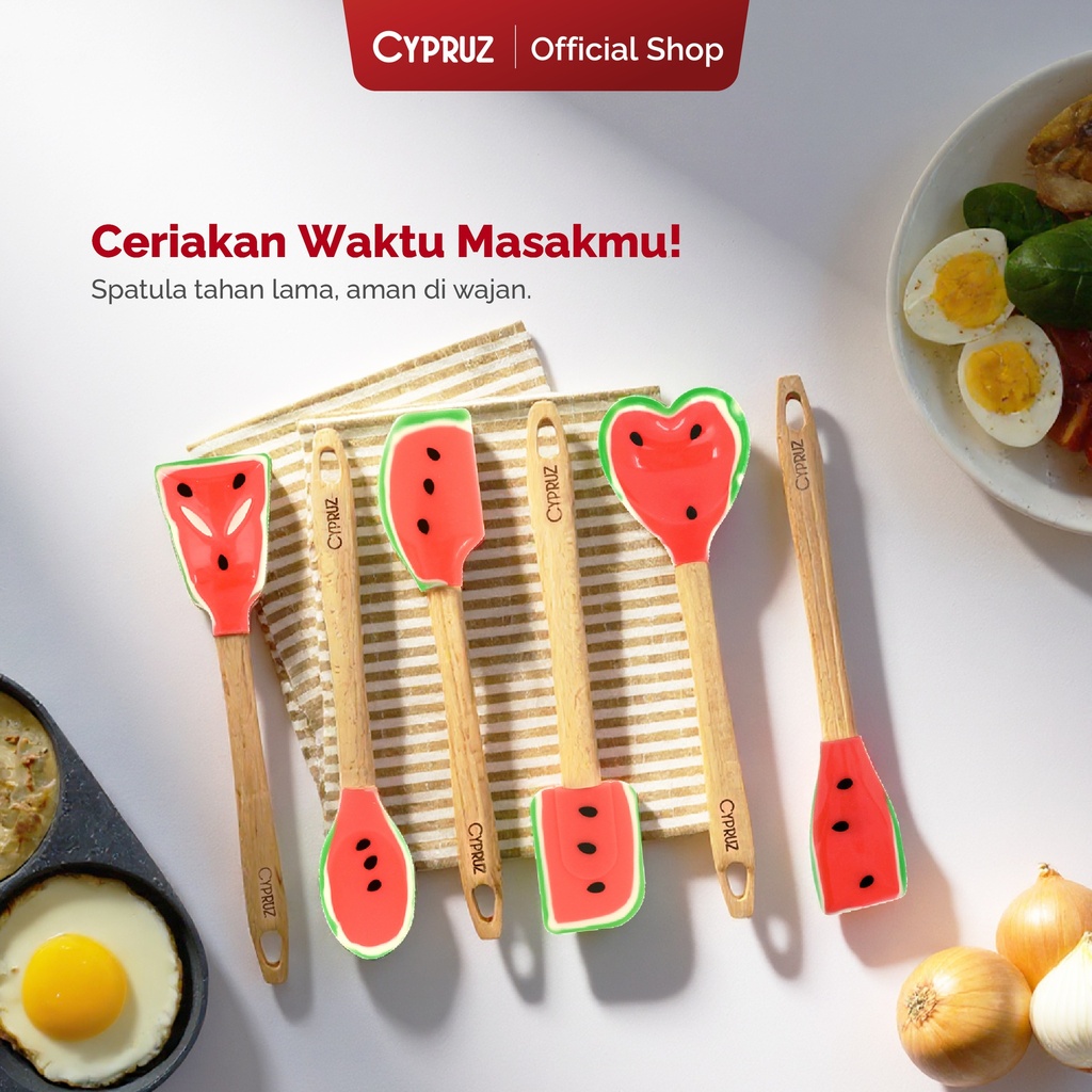 Cypruz Utensil Semangka Series: Turner Full 12/96X1