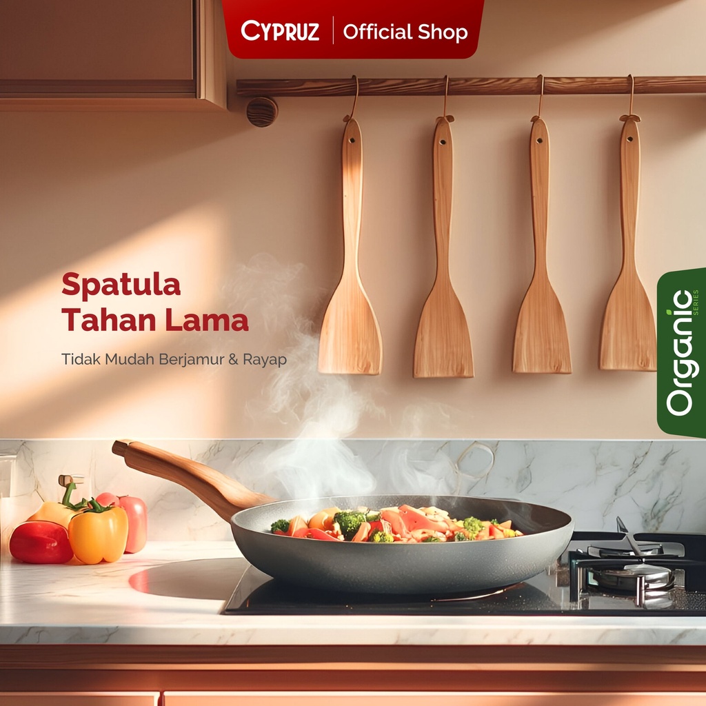 Cypruz Wood Series Mahoni Turner Kotak Rata