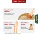 Cypruz Wood Series Mahoni Turner Bundar