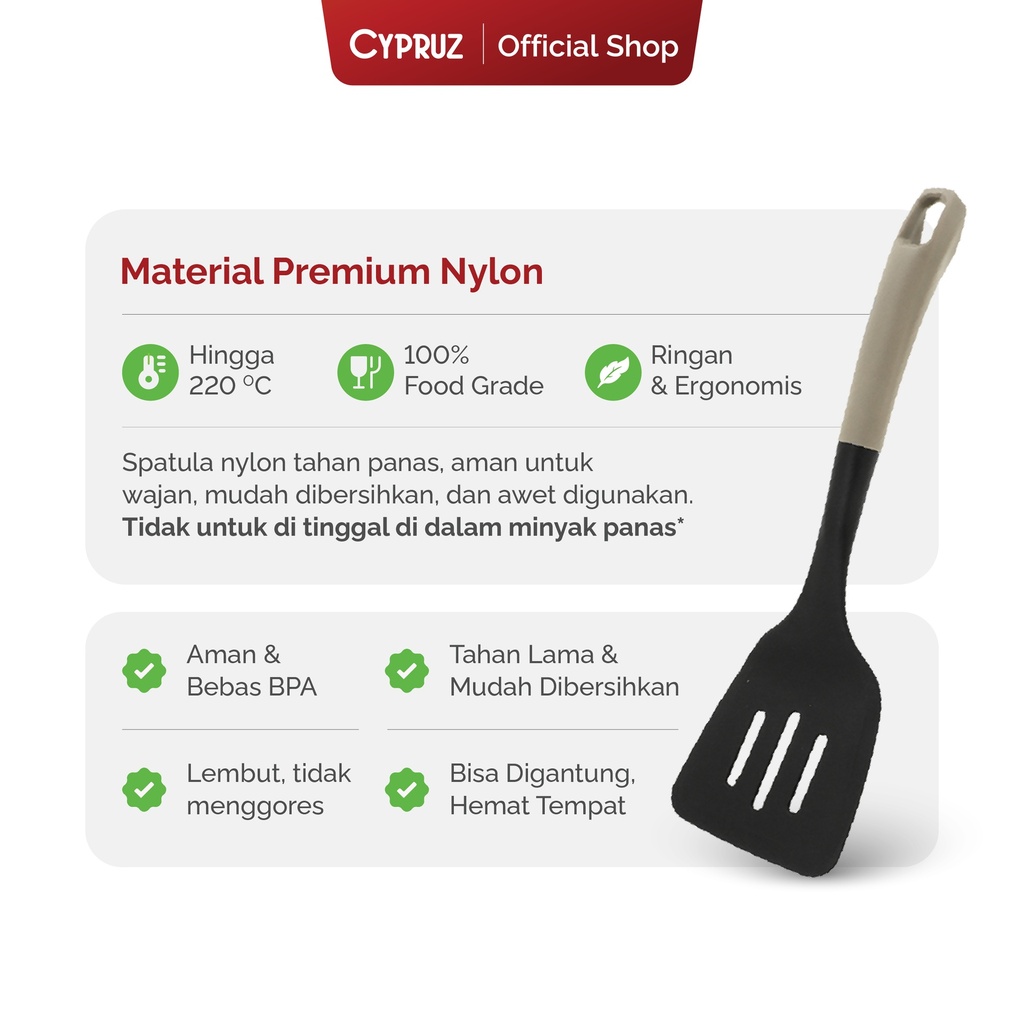 Cypruz Utensil Gg.Cream Kepala Nylon: Turner FULL 24/144X1