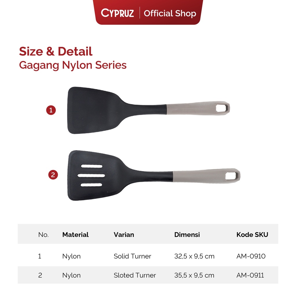 Cypruz Utensil Gg.Cream Kepala Nylon: Turner FULL 24/144X1