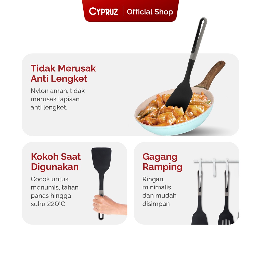 Cypruz Utensil Gg.Lubang Kepala Nylon: Turner FULL 24/144X1