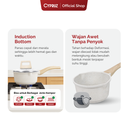 Cypruz White Granite Die Cast Sauce Pan 16cm 6X1