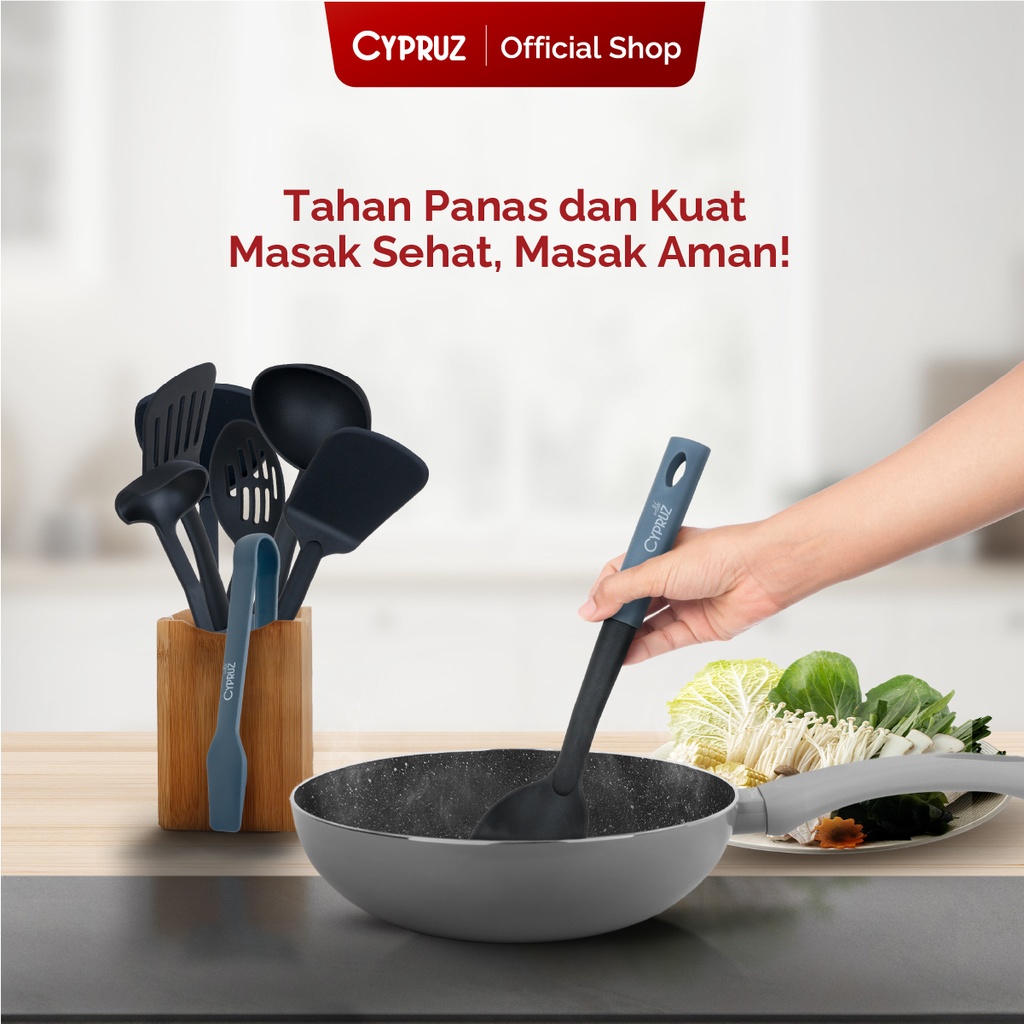 Cypruz Utensil Nylon Series: Tong 25x7.3cm 72X1