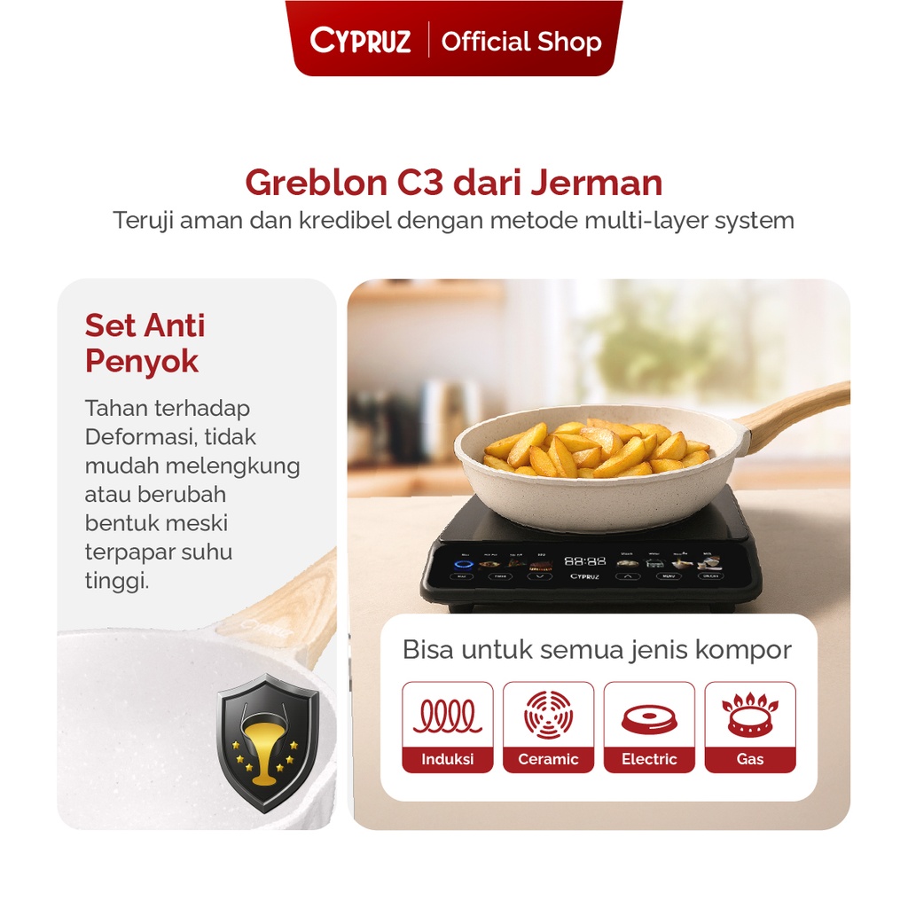 Cypruz White Die Cast Set 7pcs 3X1