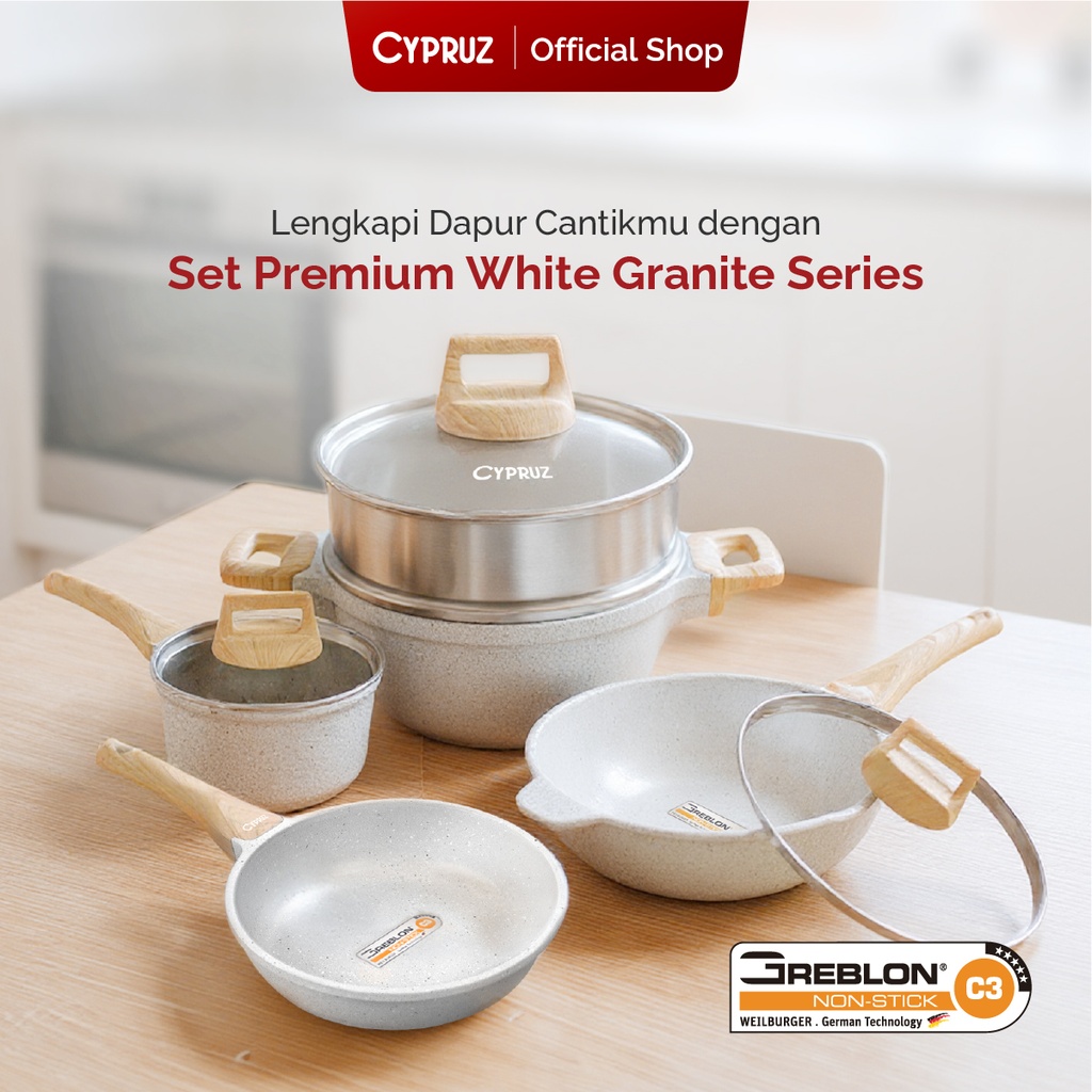 Cypruz White Die Cast Set 7pcs 3X1