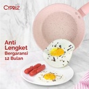 Cypruz Mini Pastel Series Forged Color Handle Fry Pan