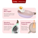 Cypruz Pastel Series Wood Handle Fry Pan Induction Bottom