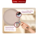 Cypruz Pastel Series Wood Handle Fry Pan Induction Bottom