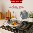 Cypruz Anti Scratch 304 Stainless Wok 32cm 6X1