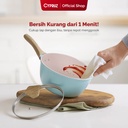 Cypruz Pastel Series Wood Handle Sauce pan Induction Bottom