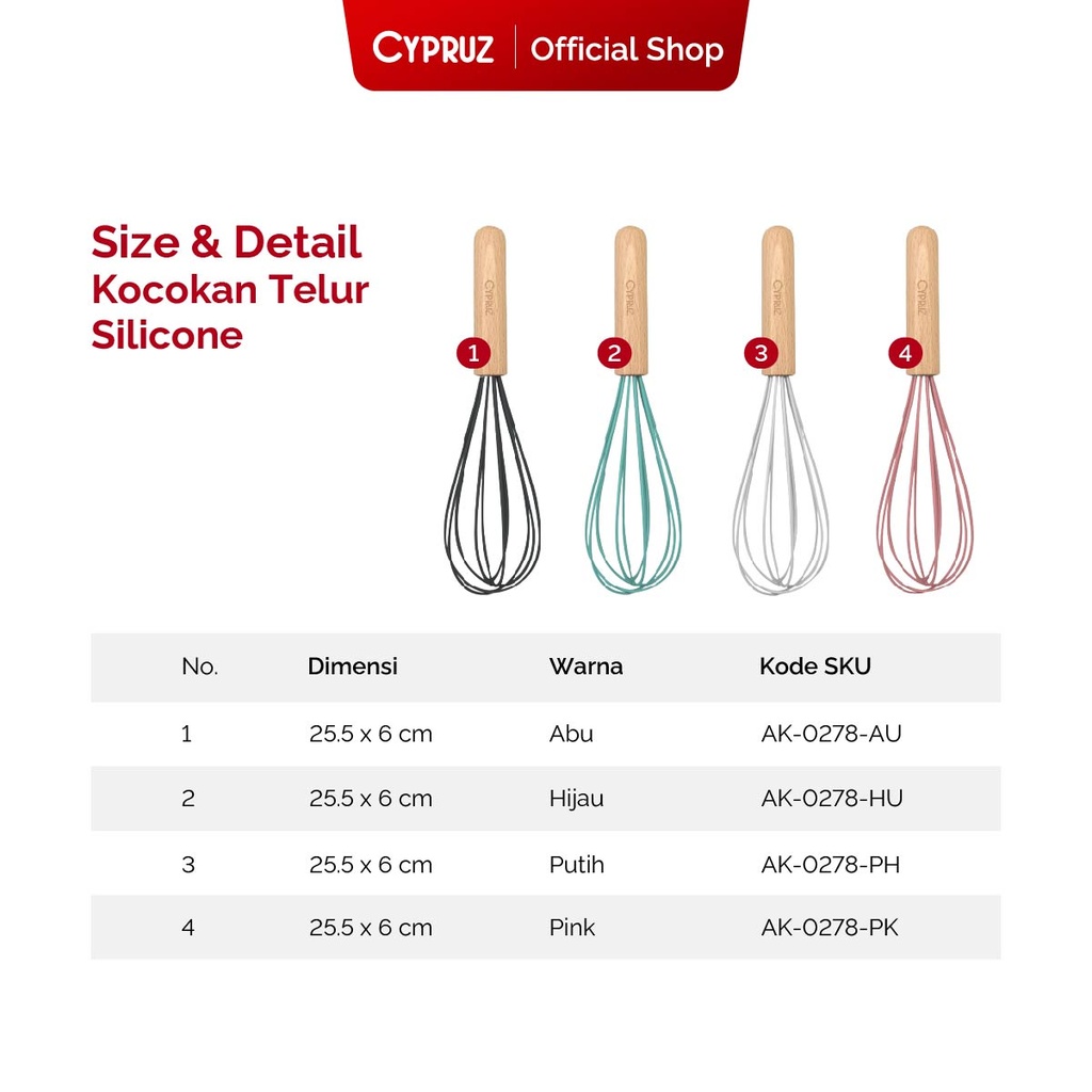 Cypruz Kocokan Telur Warna