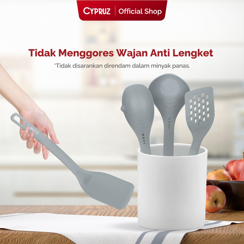 Cypruz Nylon Slotted Turner with Grater 96X1