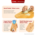 Cypruz Bamboo  Series Talenan Bermotif Gagang