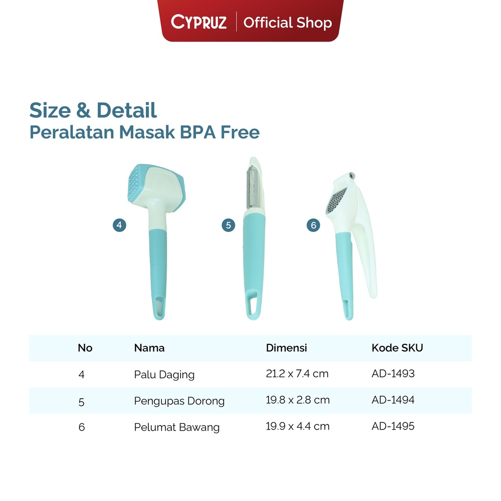 Cypruz Kitchen Gadget Series: Grater 144X1