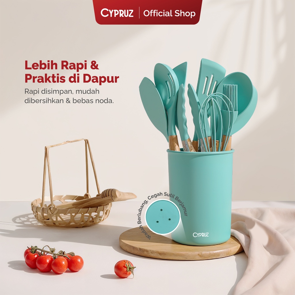 Cypruz Silicone Set 11 Pcs + Tempat