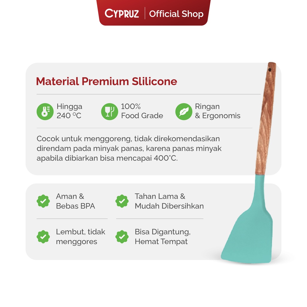 Cypruz Silicone Set 11 Pcs + Tempat