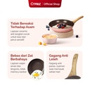 Cypruz Pink Ceramic Series Gagang Putih Kayu Fry PAN