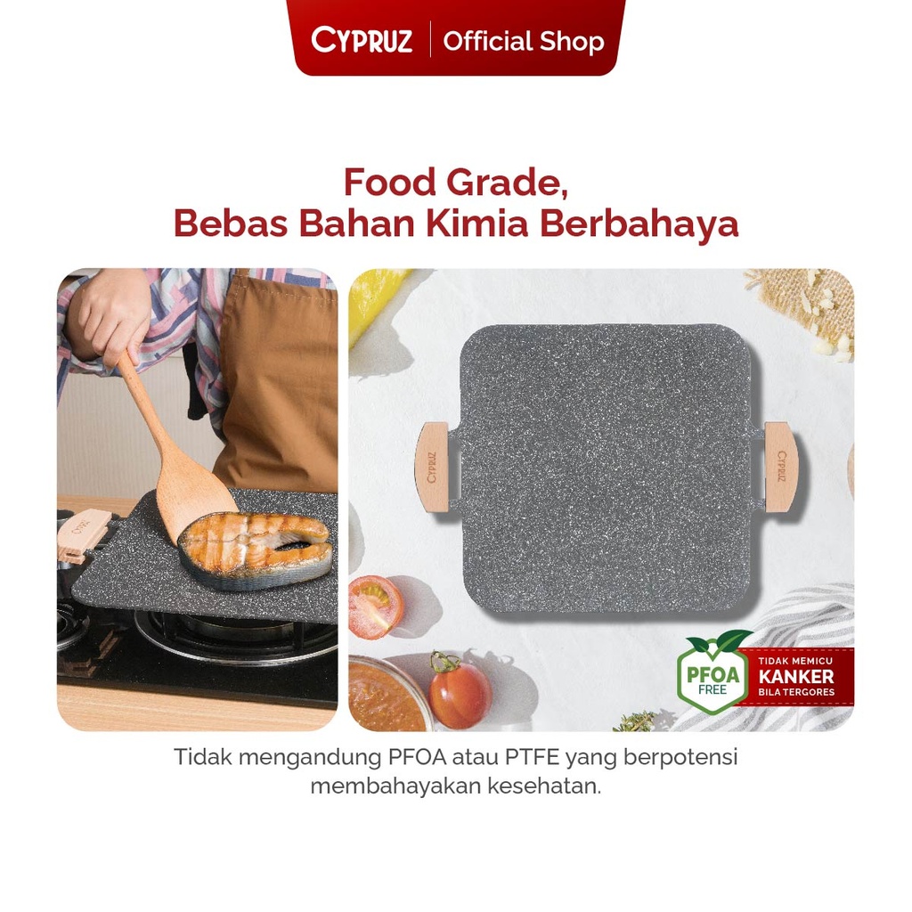 Cypruz Horizontal BBQ GRILL PAN 10x1