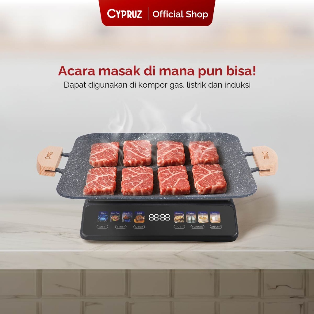 Cypruz Horizontal BBQ GRILL PAN 10x1