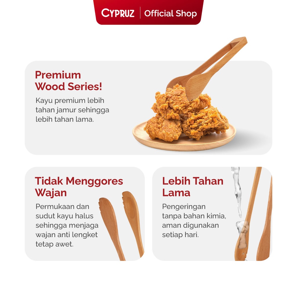 Cypruz Beech Wood: Solid Turner 34cm 72X1