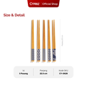 Cypruz Sumpit Bambu Print Set/5pcs 22,5cm 25/200X1