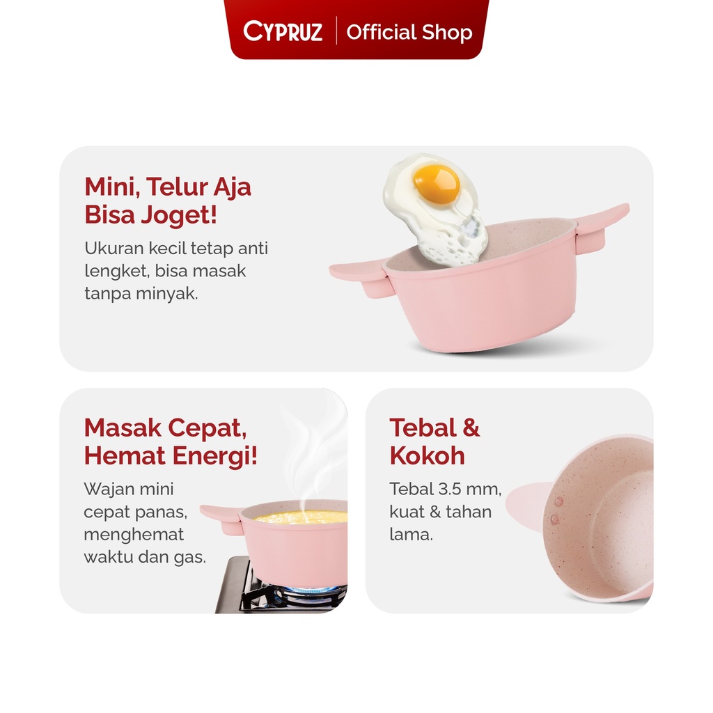 Cypruz Forged Color Series Gg.Warna PANCI 14cm 40x1