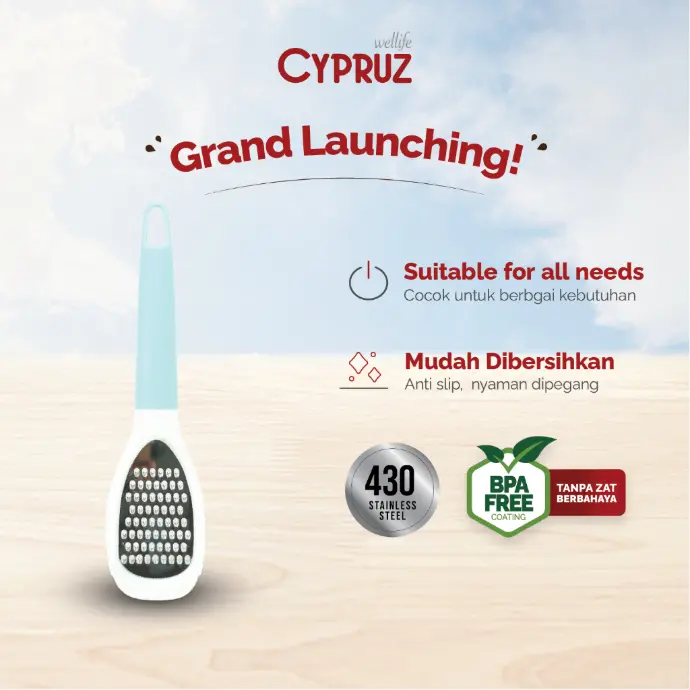 Cypruz Kitchen Gadget Series: Grater 144X1