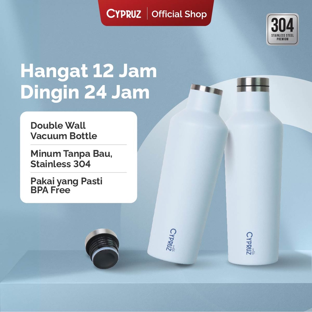 Cypruz Botol Minum Stainless Autumn Series 500 ml Tahan Panas dan Dingin 24 Jam