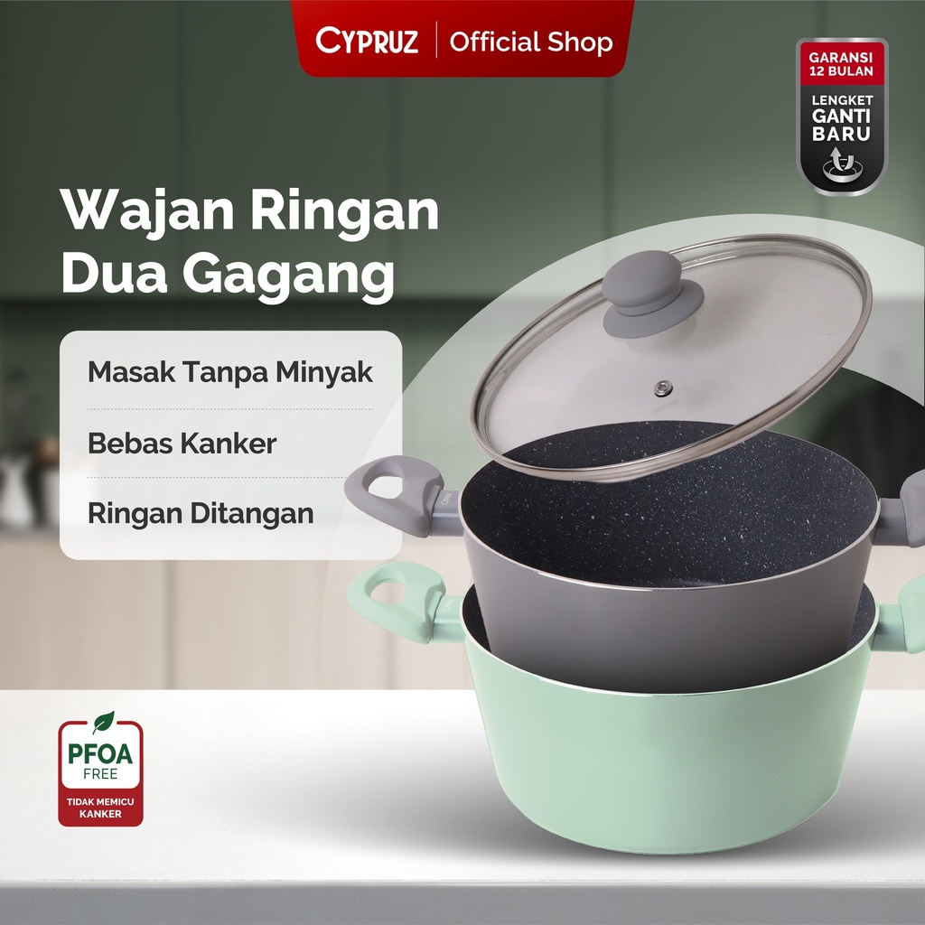 Cypruz Featherlight Series Casserole + Lid