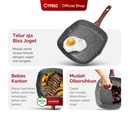 Cypruz Grey Marble Series Grill Pan