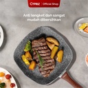 Cypruz Grey Marble Series Grill Pan