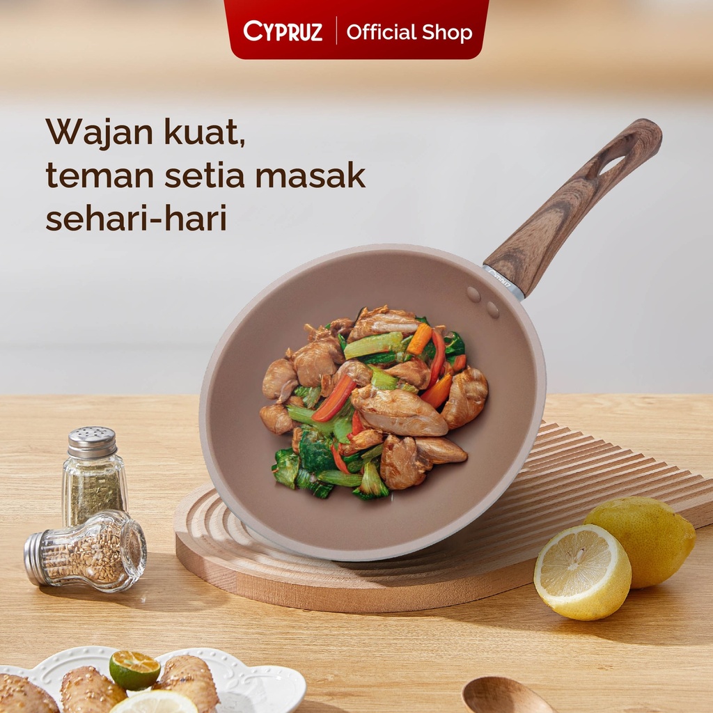 Cypruz Hercules Series Fry Wok