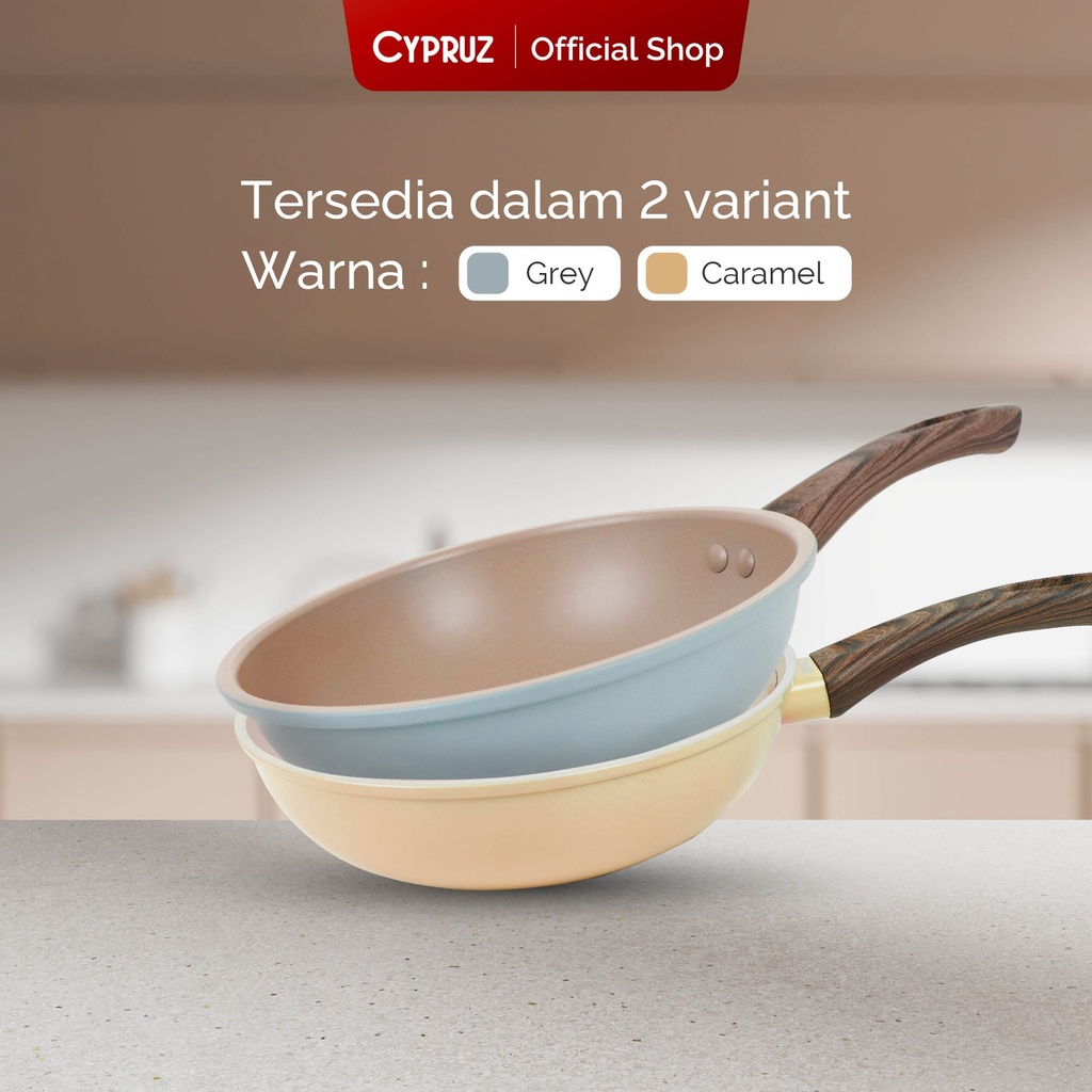 Cypruz Hercules Series Fry Wok