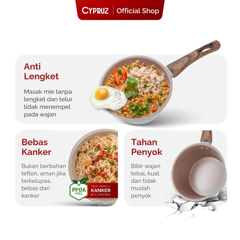 Cypruz Hercules Series Sauce Pan