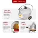 Cypruz Hercules Series Wok Pan + Steamer