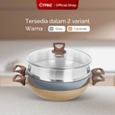 Cypruz Hercules Series Wok Pan + Steamer