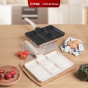 Cypruz Egg Pan Square 4 Divided 12x1