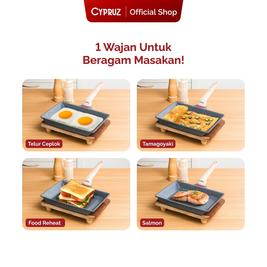 Cypruz Tamagoyaki Horizontal  22.5cm 20X1